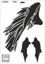 Schablone-Stencil A3 456-5463 Flügel
