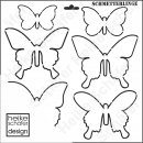 Schablone-Stencil A3 336-6010 Schmetterlinge (30x30cm)