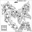 Schablone-Stencil A3 337-6012 Spitzenschmetterlinge (30x30cm)
