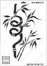 Schablone-Stencil A3 180-0723 Bambus