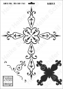 Schablone-Stencil A3 359-0751 Kreuz