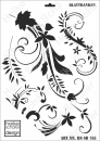 Schablone-Stencil A3 366-0765 Blattranken