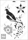 Schablone-Stencil A3 149-0853 Eisvogel