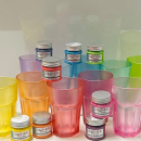 Satiniercreme Set Gelb-Rot-Türkis..., 8-teilig