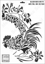 Schablone-Stencil A3 438-0980 Hahnornament