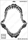 Schablone-Stencil A3 059-LE 16 Haifischmaul