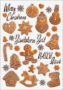 3D-Rub On Aufkleber - Lebkuchen farbig - RB3-020