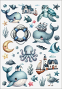 3D-Rub On Aufkleber - Maritime Kindermotive - RB3-027