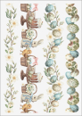 3D-Rub On Aufkleber - Borte Ostern - RB3-064
