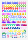 3D-Rub On Aufkleber - Alphabet - RB3-095