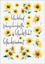 3D-Rub On Aufkleber - Sonnenblumen - RB3-148